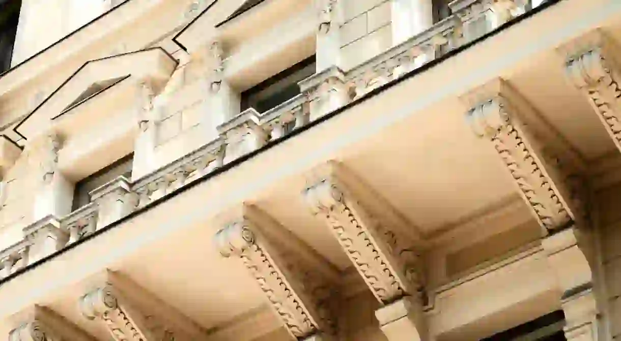 Architectural details of Hotel St George