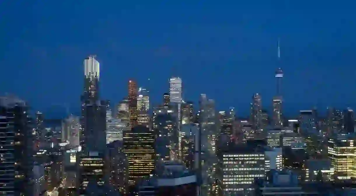 Torontos glittering skyline