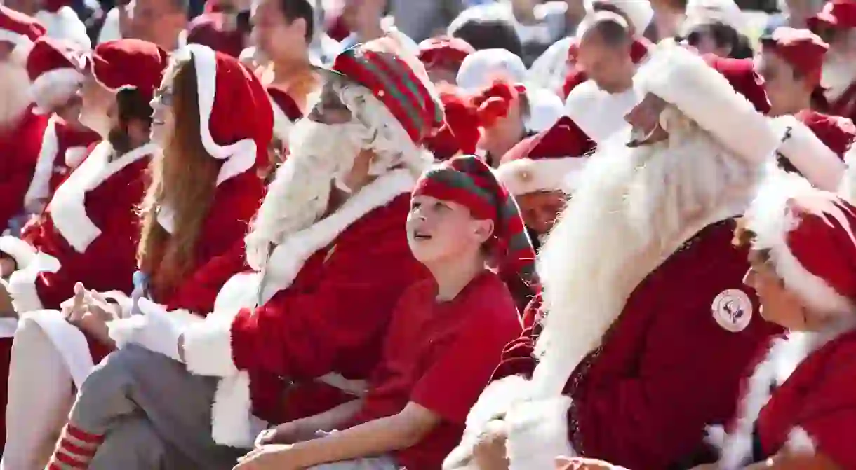 The World Santa Claus Congress in Bakken, Denmark