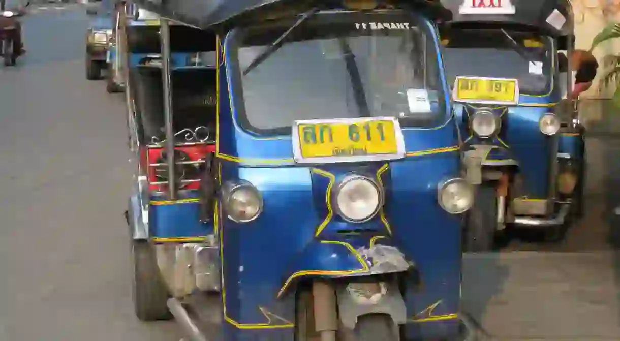 Tuk tuks in Chiang Mai