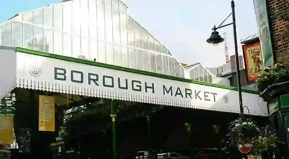 The main entrance to the market