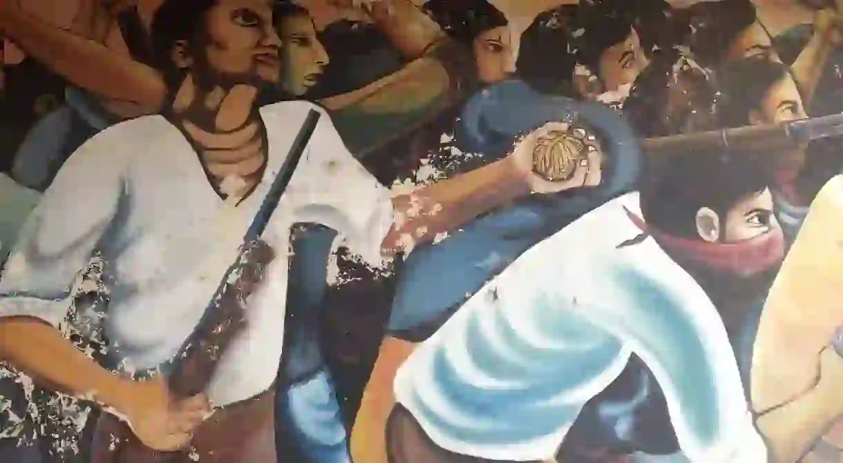 Revolutionary art in Esteli, Nicaragua