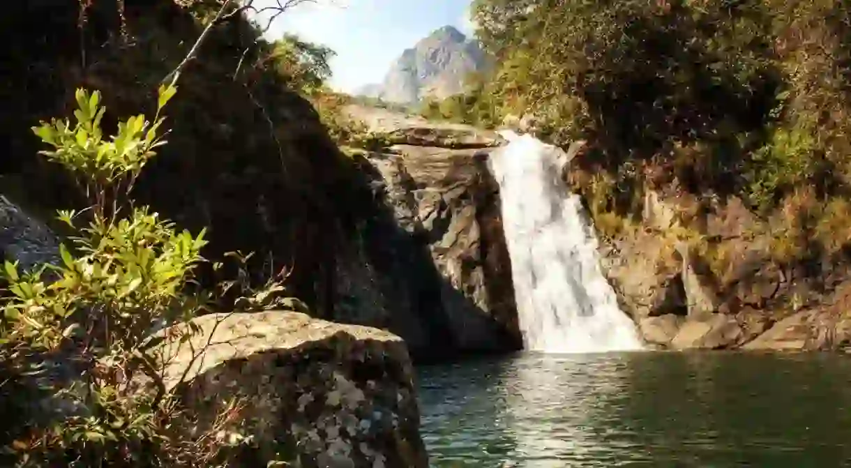 Dziwe la Nkhalamba dam on Mulanje Mountain