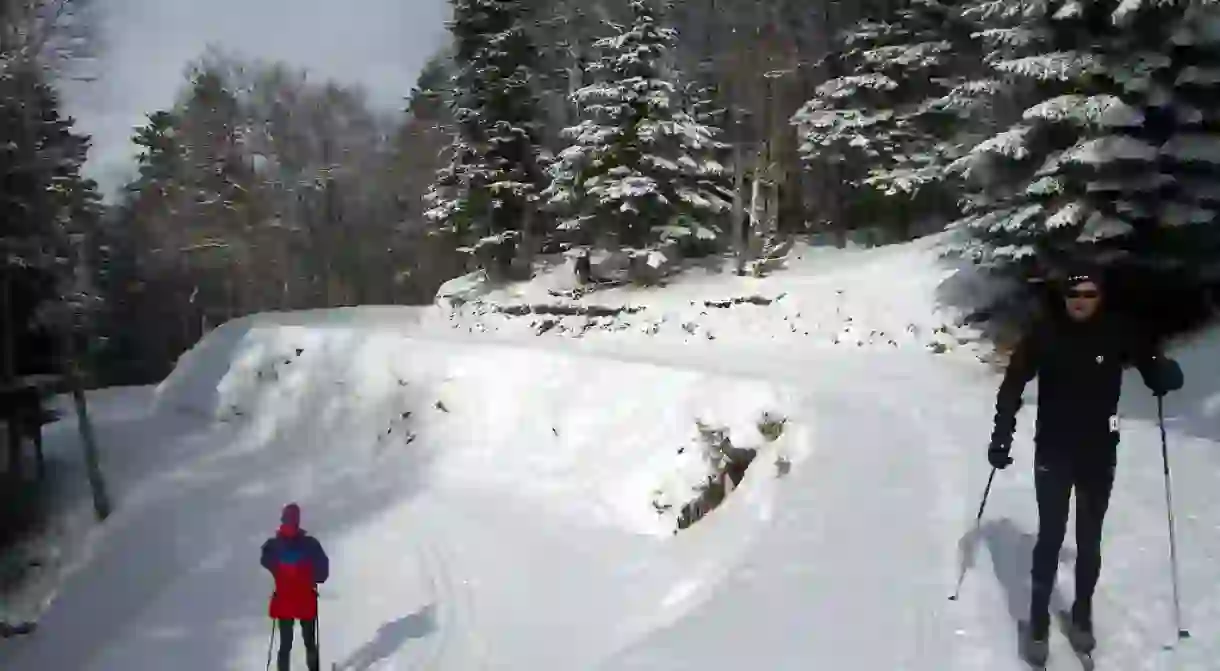 Skiing in Candanchú