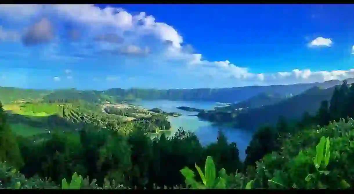 Panoramic of Sete Cidades