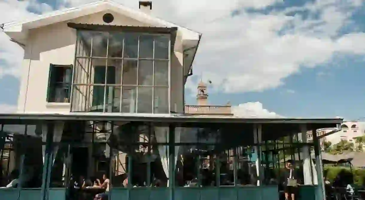 Cafe de la Gare in Antananarivo, Madagascar