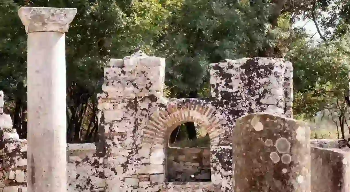 The ancient ruins of Butrint