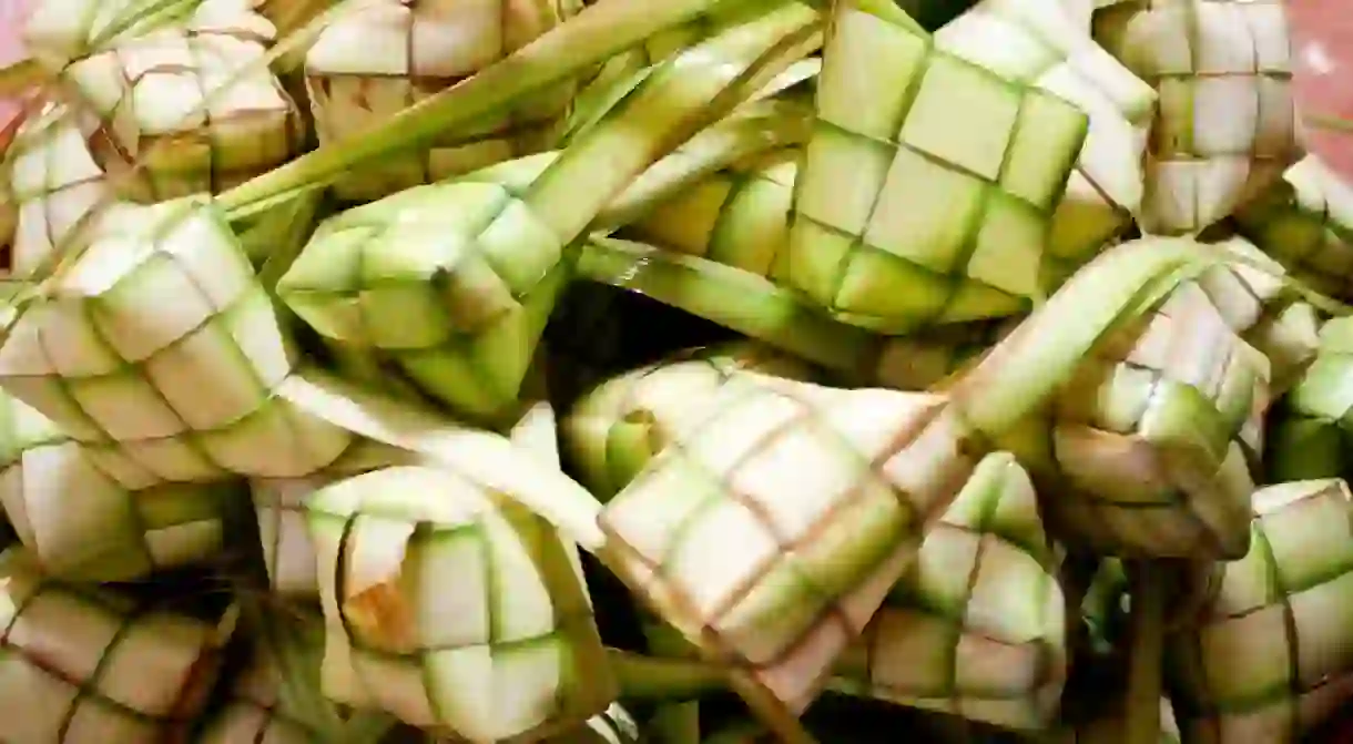 The delicious ketupat