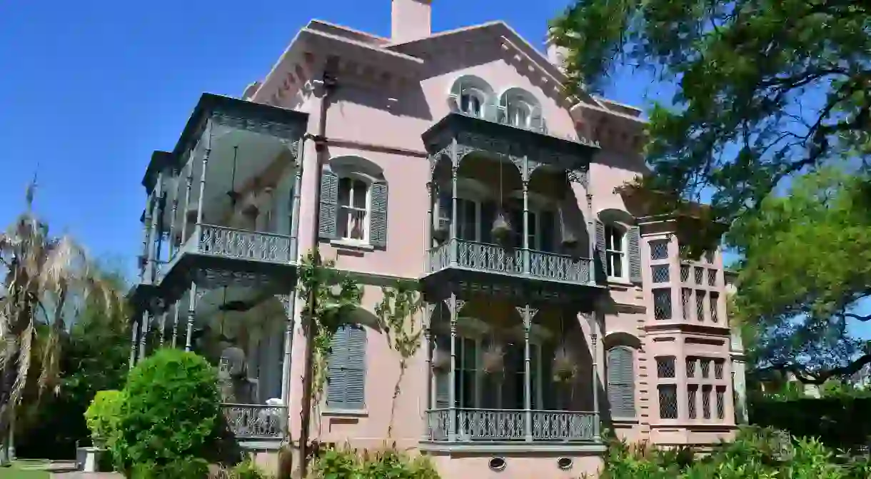 A house in New Orleans Garden District