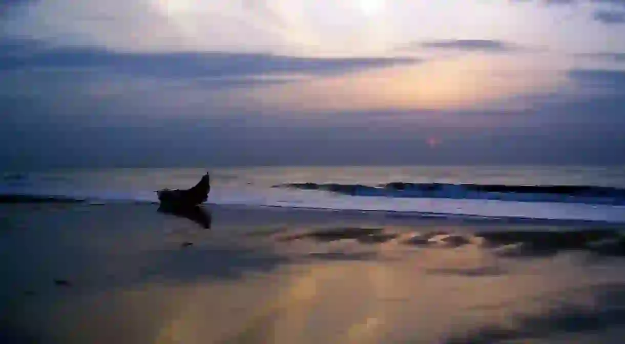 Sunset at Besant Nagar (Elliots) Beach, Chennai