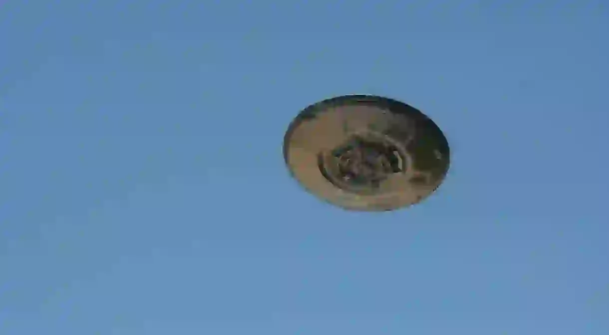 A flying saucer