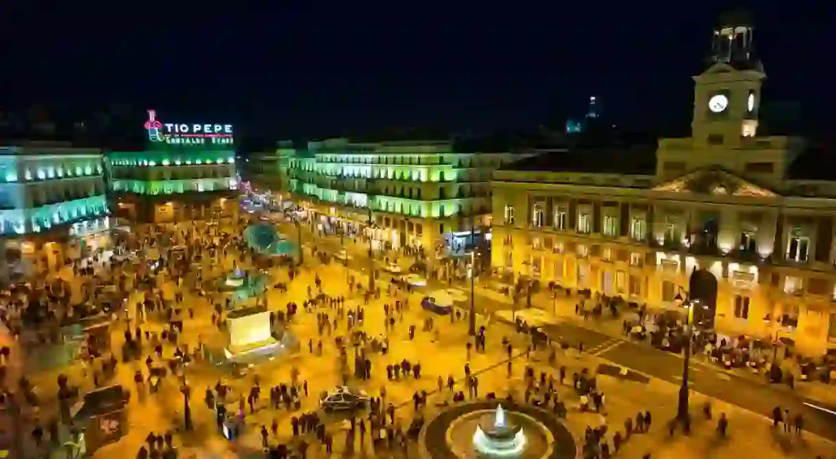 The Puerta del Sol, Madrid