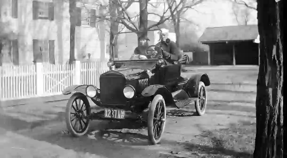 Ford Model T with 1917 New Jersey plates