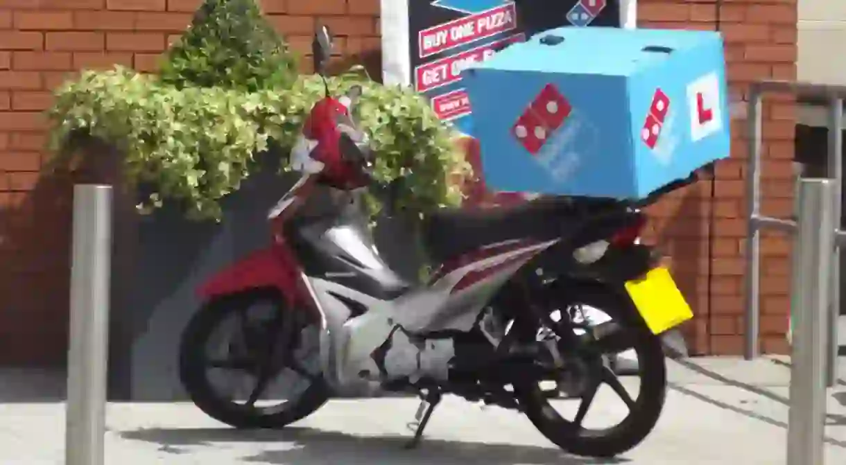 Online delivery made easy by motorbike