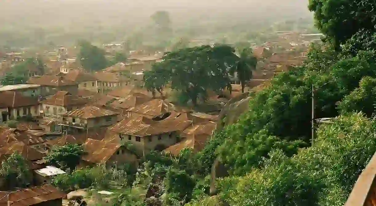 A view of Abeokuta from Olumo Rock