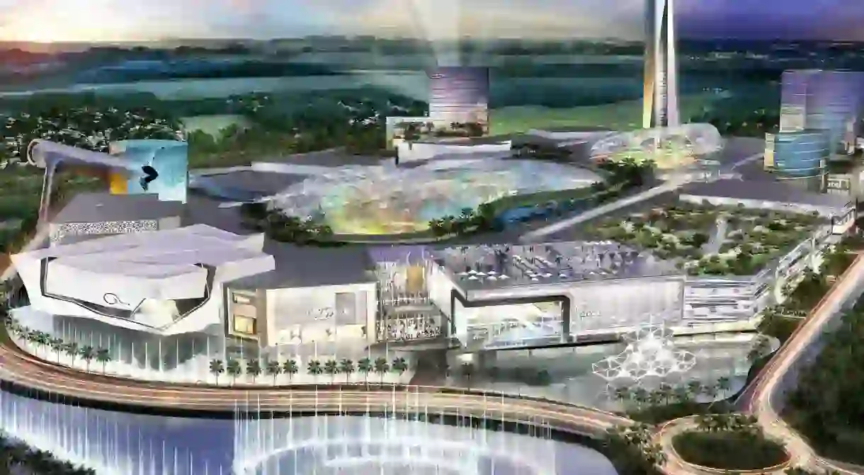 A rendering of the American Dream Mall in Miami