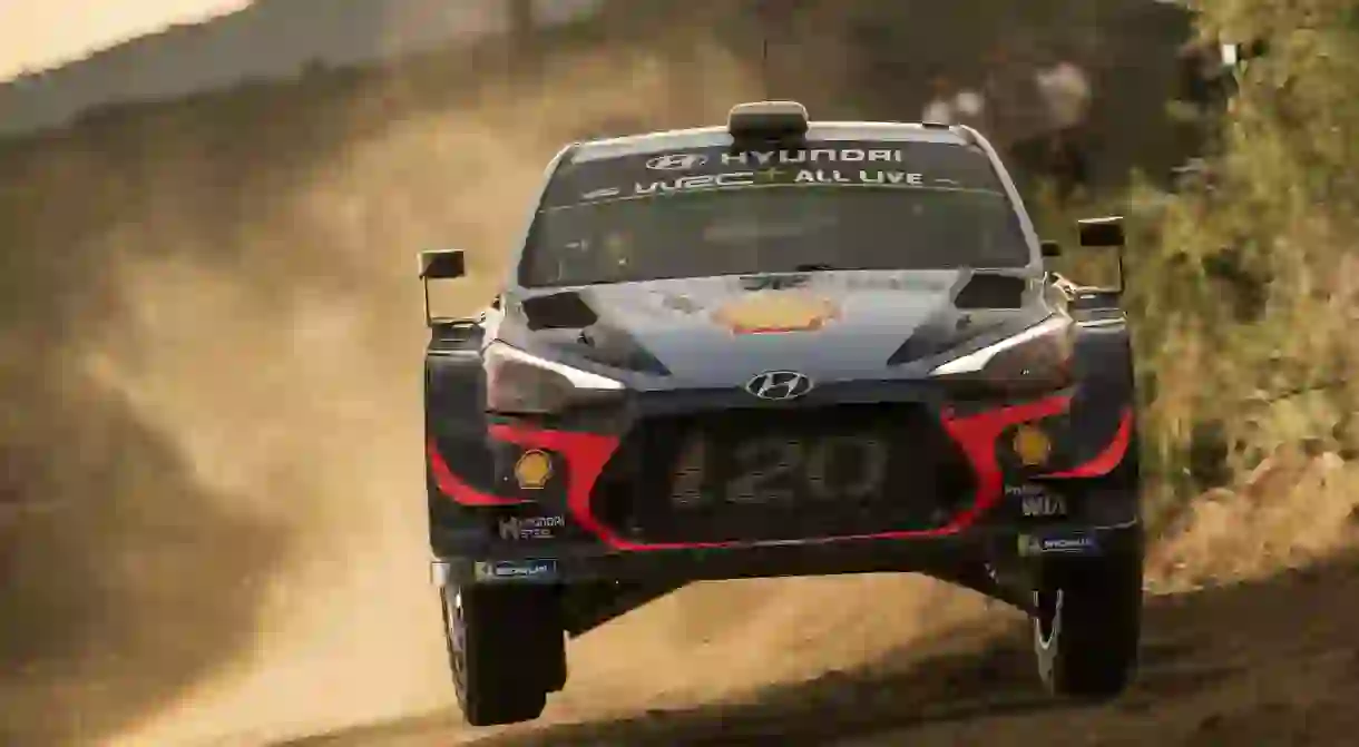 Thierry Neuville in action.