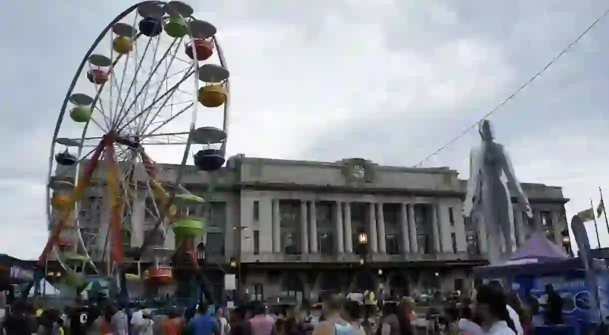 Artscape at Baltimore Penn Station in 2014.