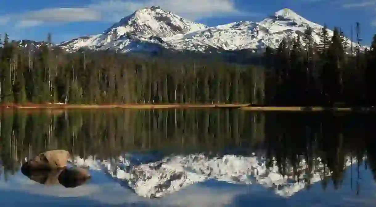 Hikers can discover Capitol Christmas Tree ornaments throughout the Willamette National Forest