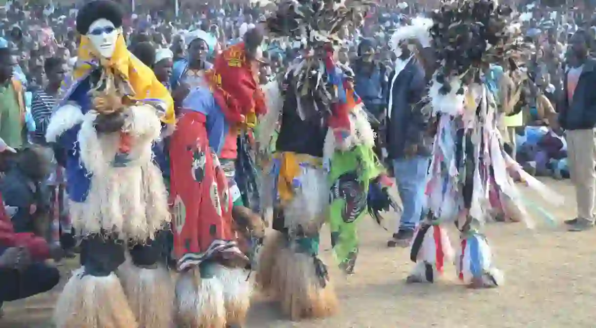 Gule wa Mkulu captured during a presidential rally