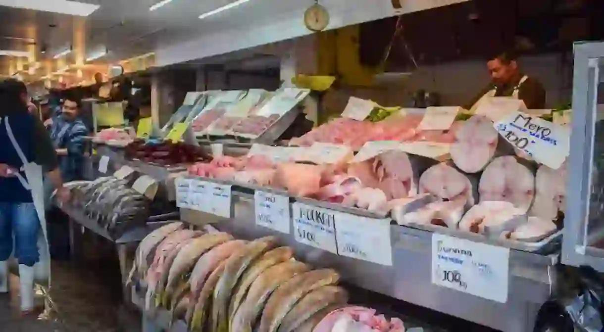 Mercado Negro fish market, Ensenada 