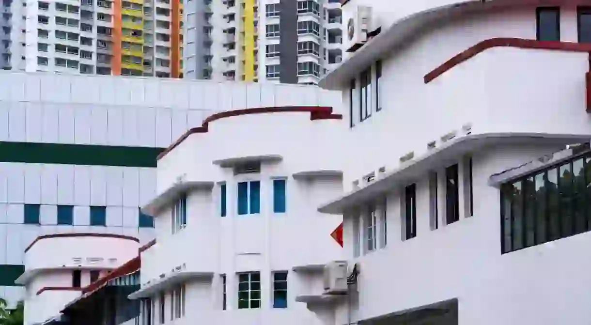 Art Deco district of Tiong Bahru, Singapore.