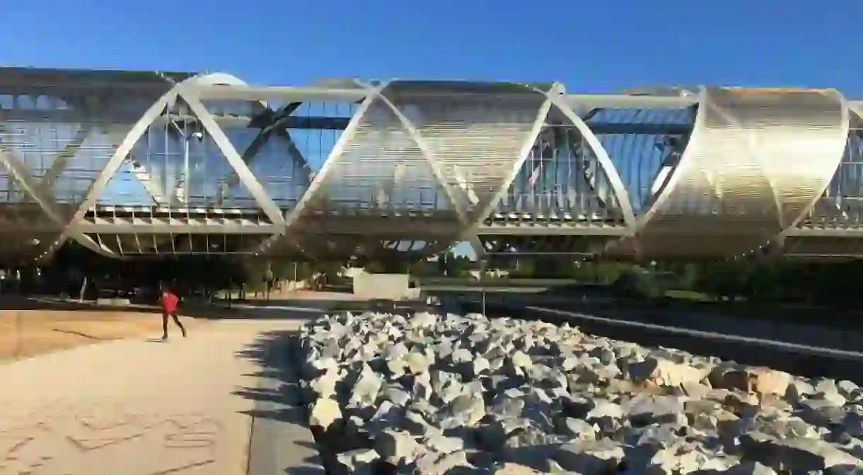 The Arganzuela footbridge, Madrid