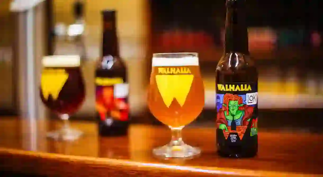 Two beers from Walhalla Craft Beer