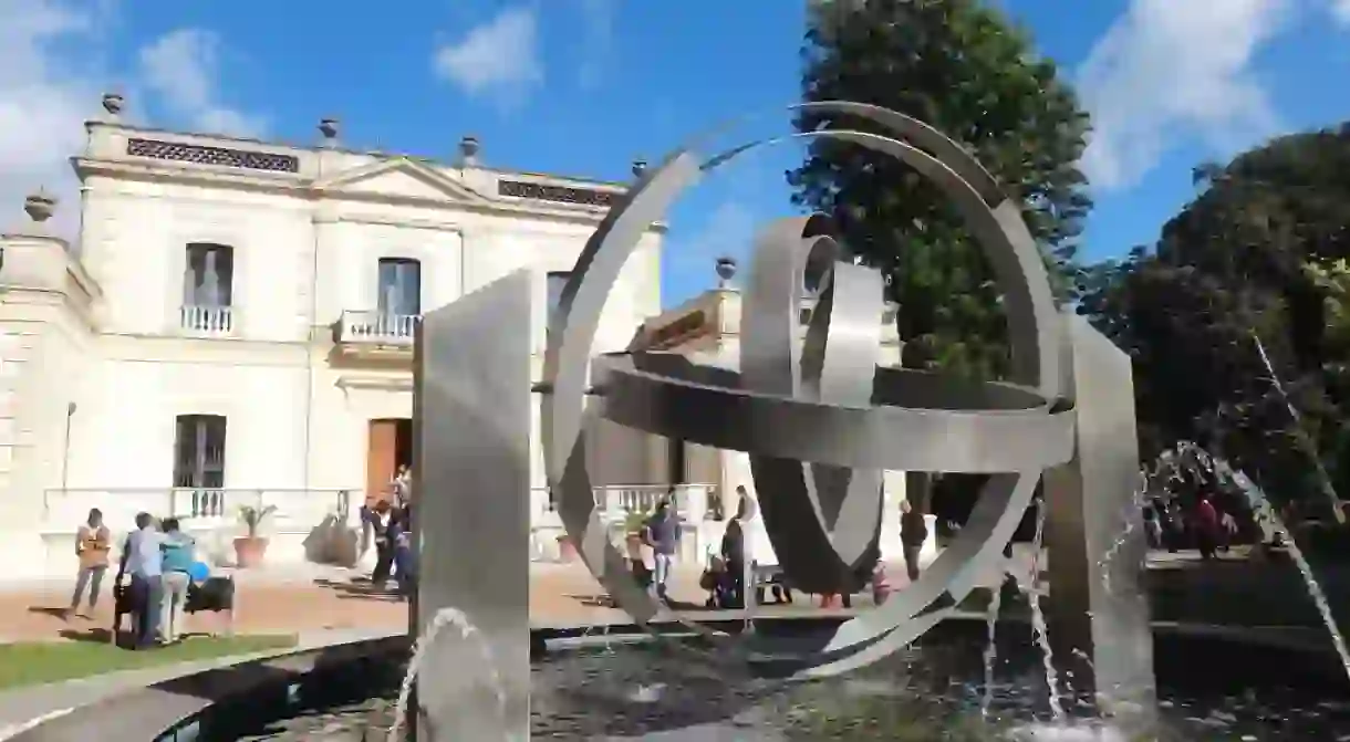 Entrance to the museum of clocks and watches in Jerez de la Frontera