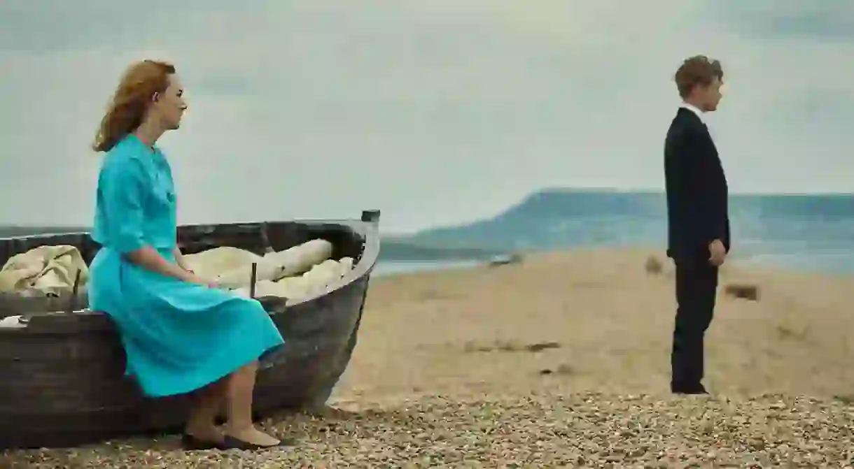 Saoirse Ronan and Billy Howle in On Chesil Beach