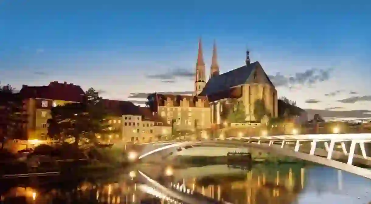 The Old Town Bridge, and a view of Görlitz from across the river