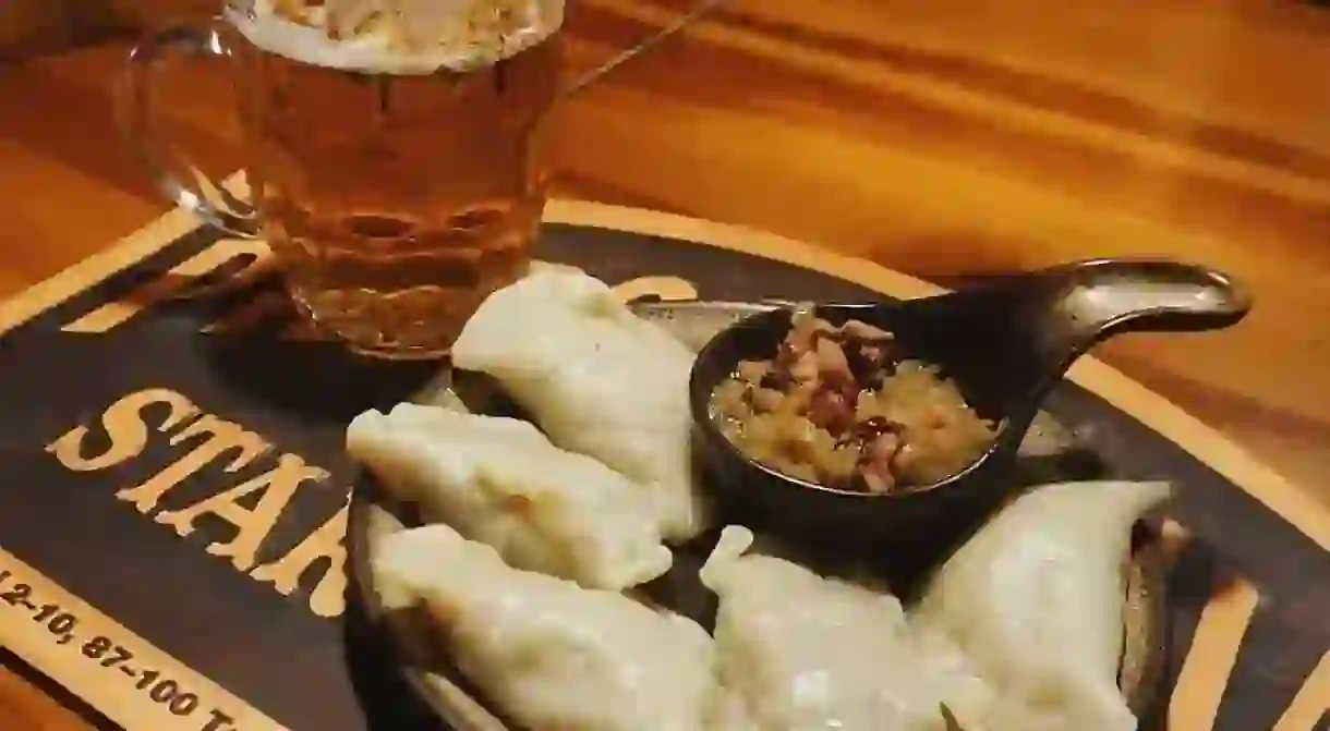 Pierogi at Pierogarnia Stary Toruń