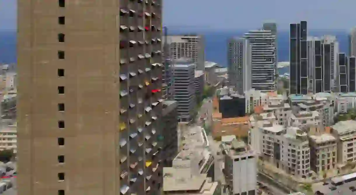 View of Burj Al Murr overlooking Beirut