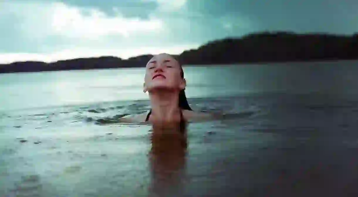 Wild Swimming in a lake