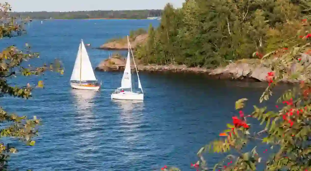 Sailing through the Finland Archipelago