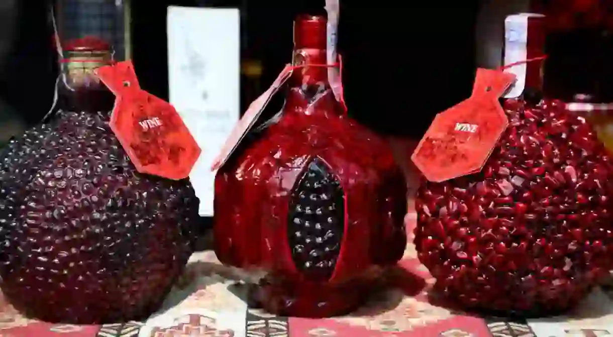 Pomegranate wine