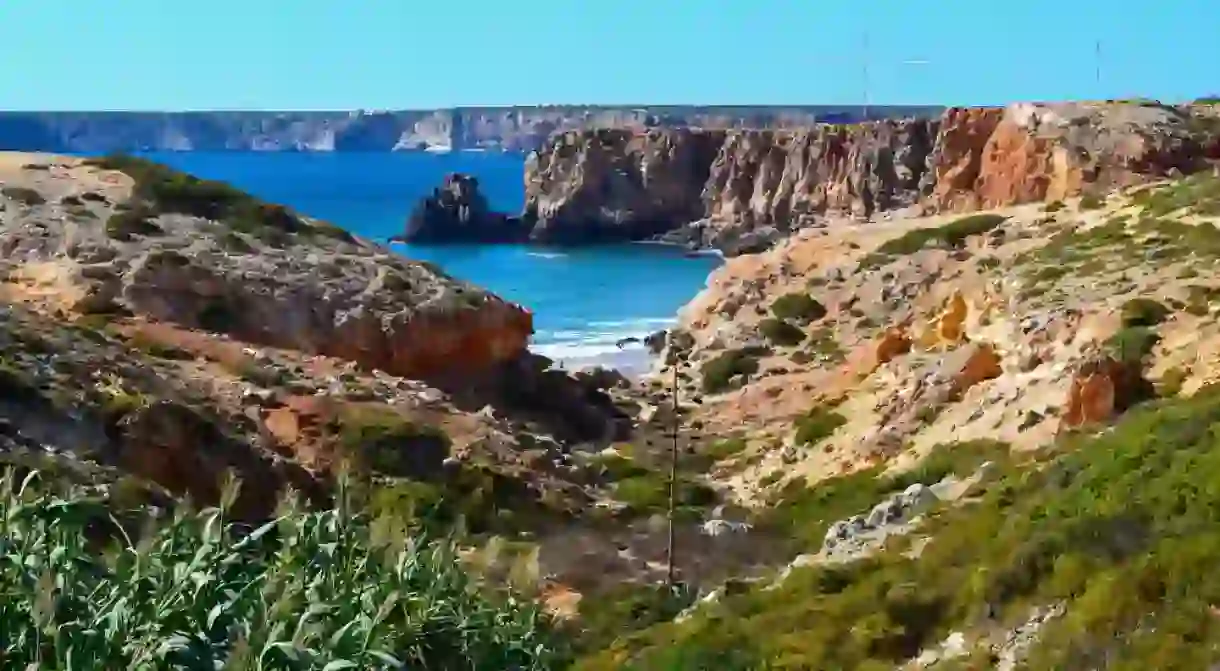 Coastline in Sagres, Portugal