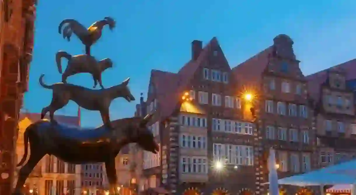 Bremen Town Musicians sculpture