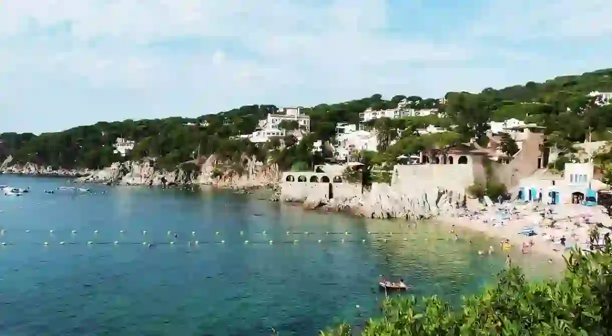 The Golfet beach on the Costa Brava