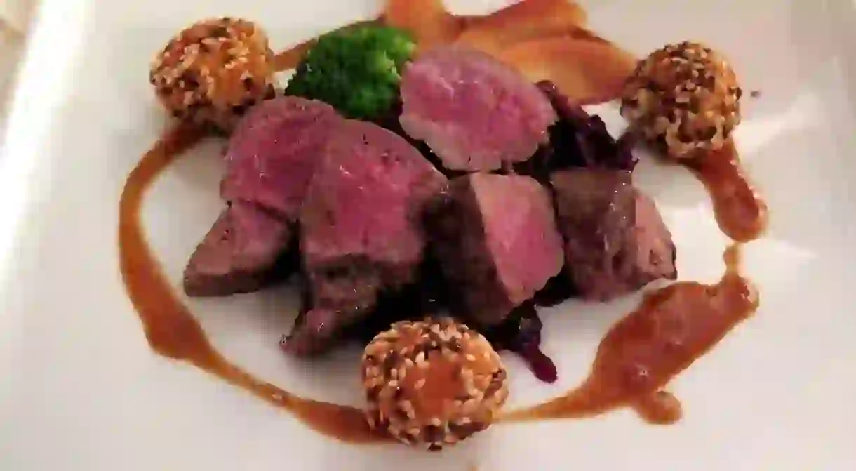 Roast venison