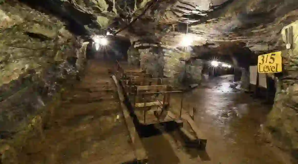 The worlds largest gold mine open to the public in Mariana, just outside of Ouro Preto