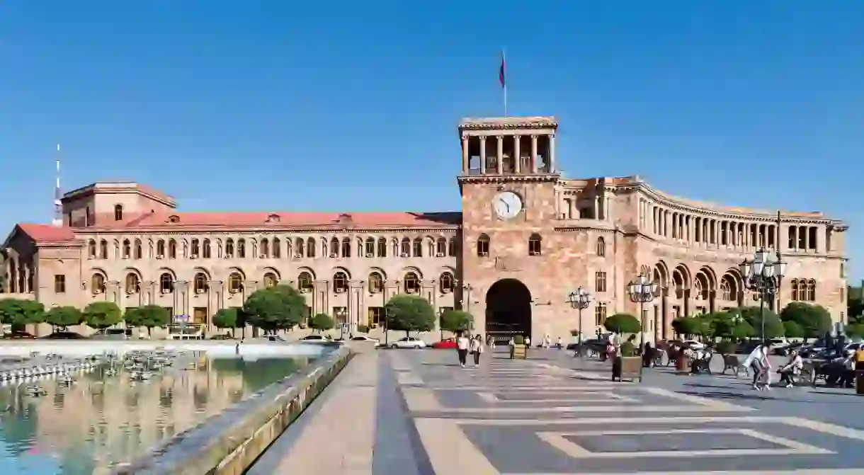 Government House on Republic Square in Yerevan