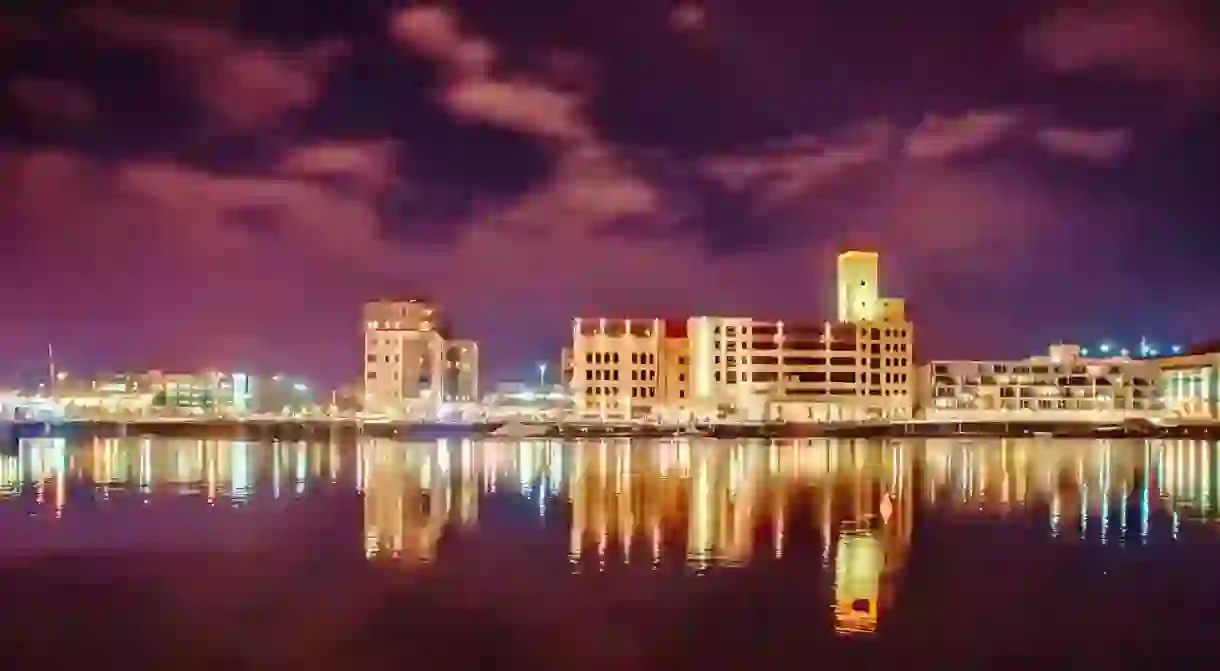 Green Bay at night