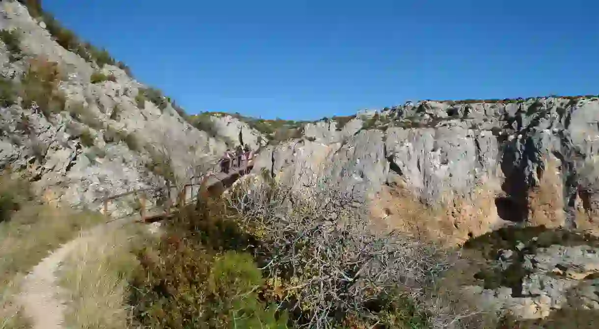 Hiking around Alquézar, Spain