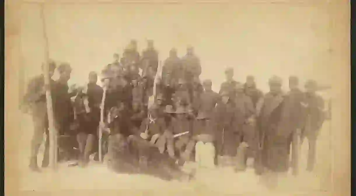 Buffalo Soldiers of the 25th Infantry at Fort Keogh in Montana