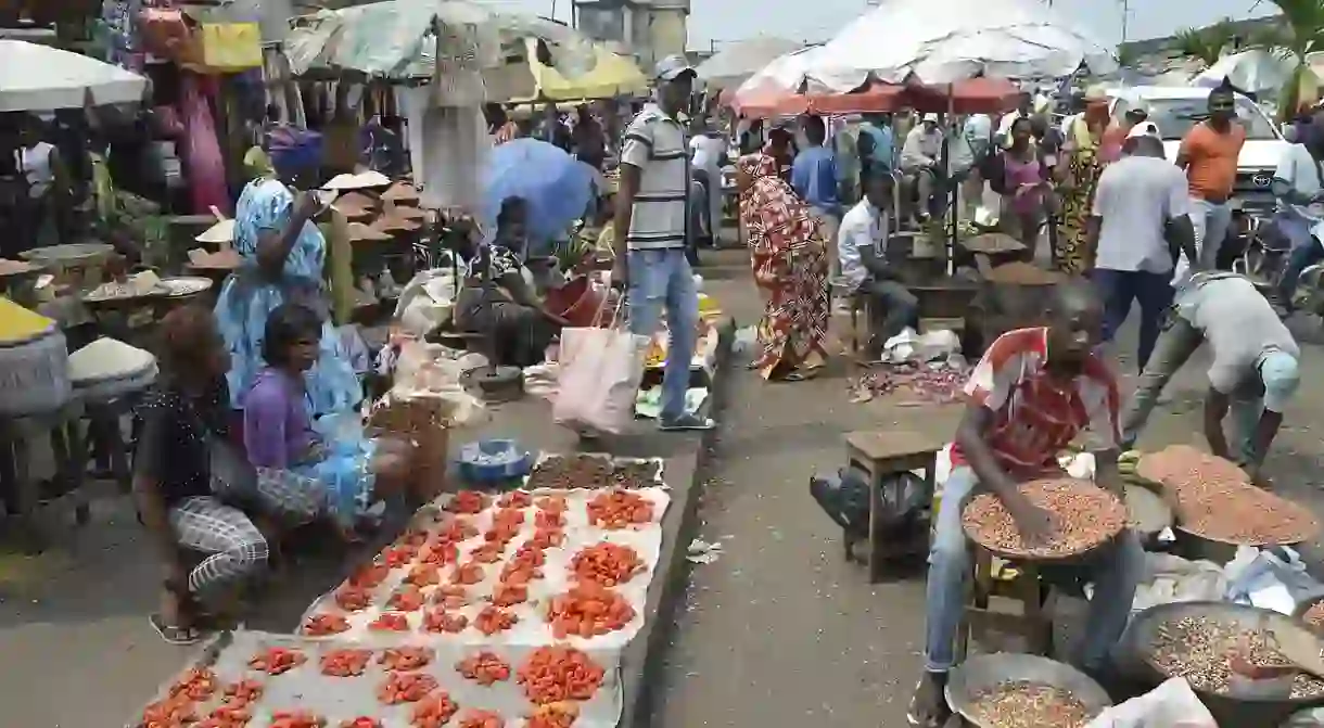 A market in Cameroon