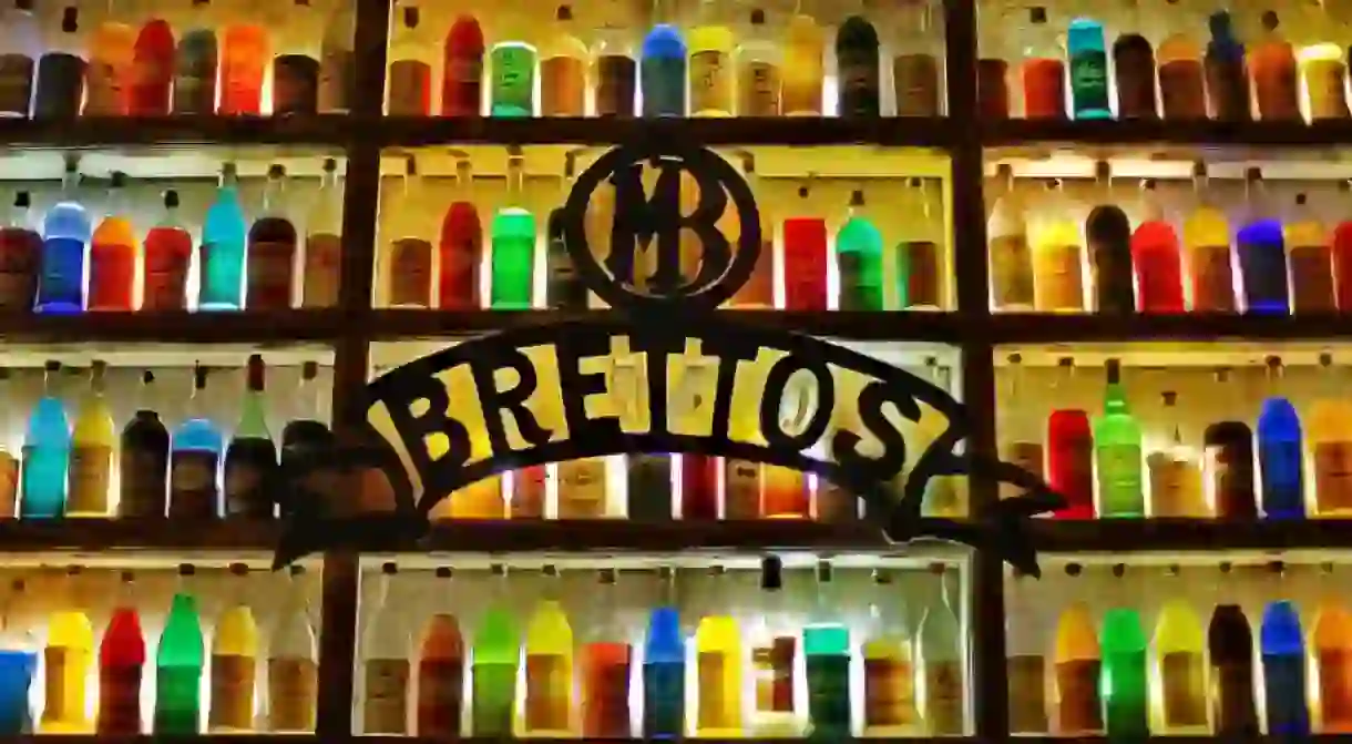 Brettos, the oldest bar and distillery in Athens, is a colorful bar in the touristy area of Plaka