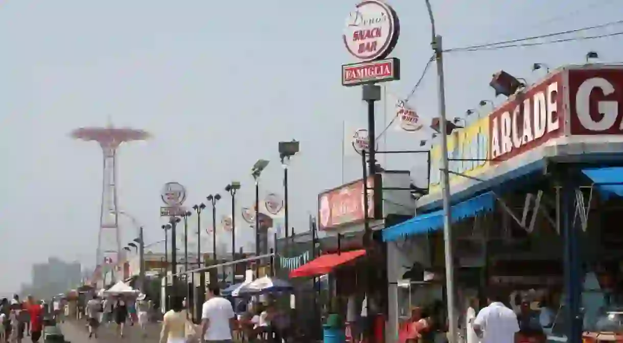 Coney Island, where al fresco dining in America is said to have originated