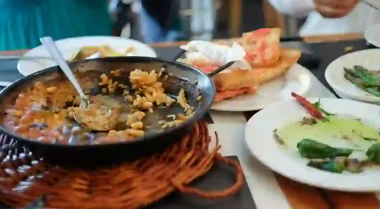 A typical meal in Catalunya