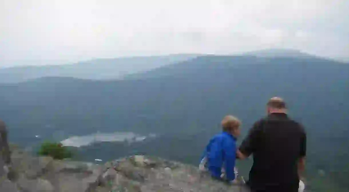 Perched on top of Grandfather Mountain, North Carolina